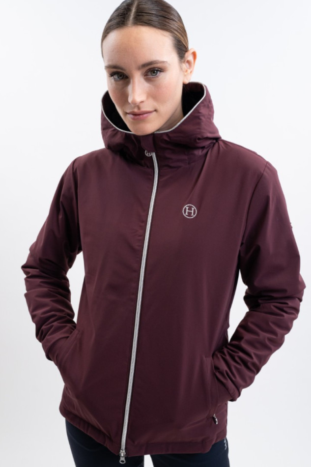 Simhat Women's Rider Jacket - Eggplant