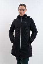 Robertah Rider Long Parka voor dames - Zwart Robertah Rider Long Parka voor dames - Zwart