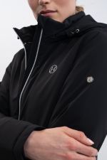 Robertah Rider Long Parka voor dames - Zwart Robertah Rider Long Parka voor dames - Zwart