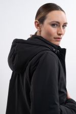 Robertah Rider Long Parka voor dames - Zwart Robertah Rider Long Parka voor dames - Zwart