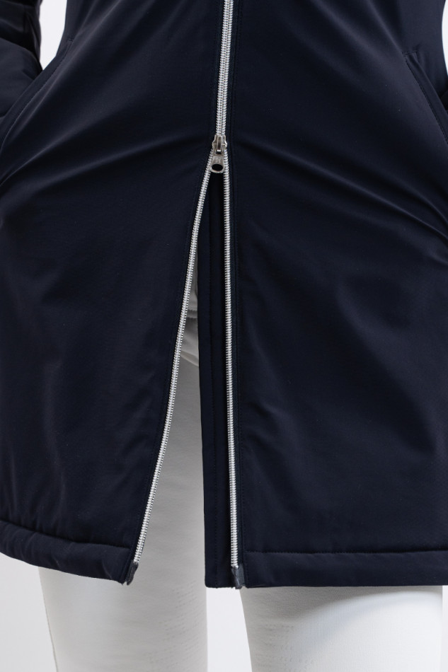 Robertah Dames Rider Long Parka - Navy