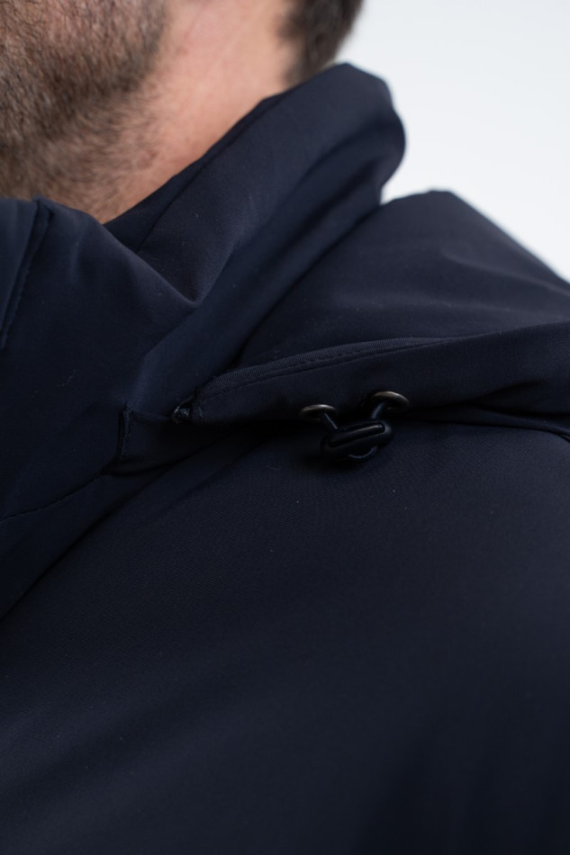 Robertol Men's Long Parka - Navy