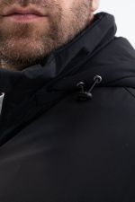 Parka larga Robertol para hombre - Negro (Negro) Parka larga Robertol para hombre - Negro (Negro)