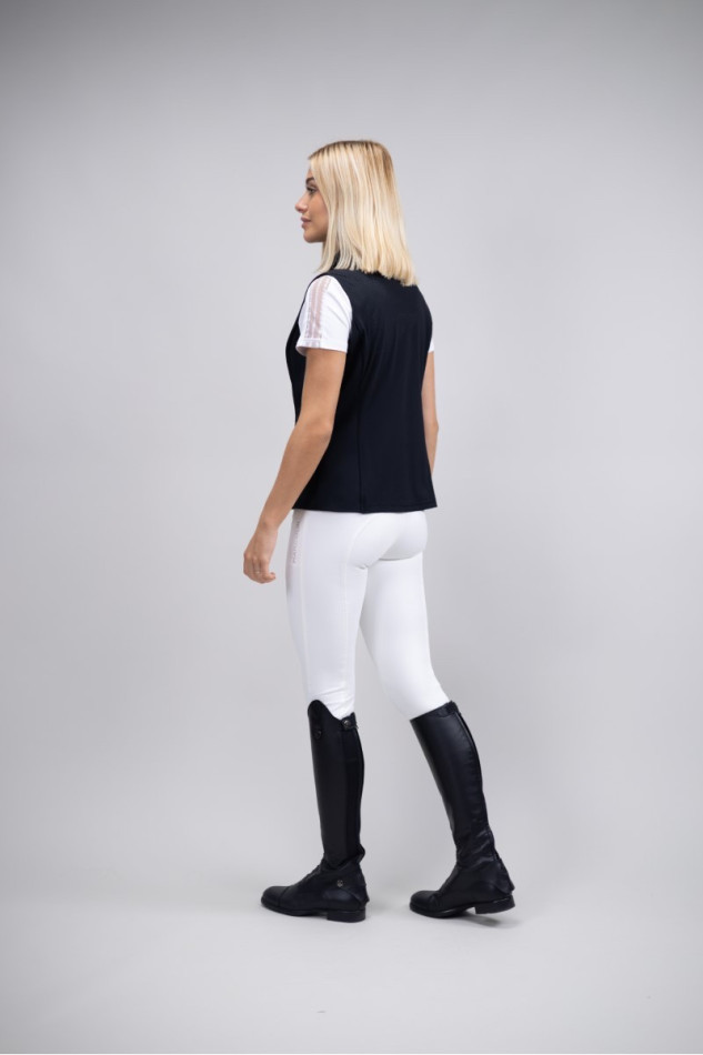 Senjo Mouwloos Airbag Rijdersvest - Zwart (Black)