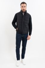 Boston heren mouwloos jack - zwart Boston heren mouwloos jack - zwart