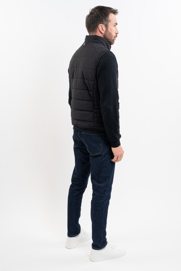 Boston heren mouwloos jack - zwart Boston heren mouwloos jack - zwart
