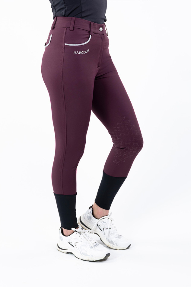 Jaltika Reithose fix system grip - Aubergine (Eggplant)