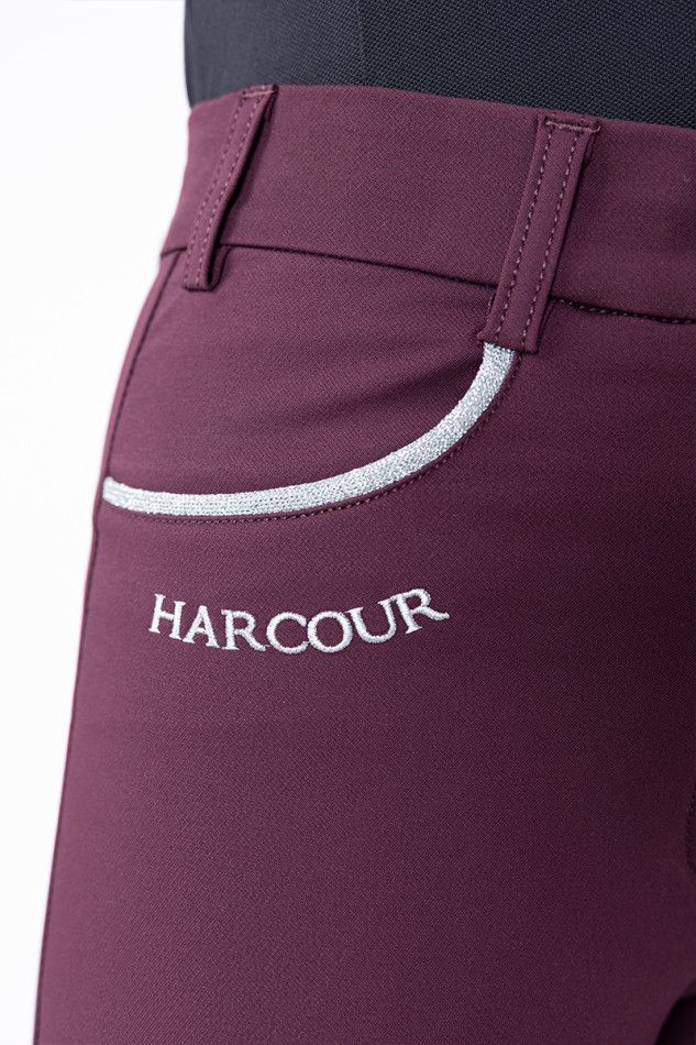 Jaltika Pantalon équitation fix system grip - Aubergine (Eggplant) Jaltika Pantalon équitation fix system grip - Aubergine (Eggplant)