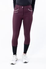 Jaltika Fix systeem grip rijbroek - Aubergine Jaltika Fix systeem grip rijbroek - Aubergine