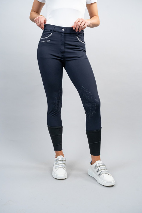 Jaltika Pantalon équitation fix system grip - Marine (Navy)
