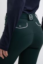Pantalón de equitación Jaltika Fix System Grip - Verde jungla Pantalón de equitación Jaltika Fix System Grip - Verde jungla