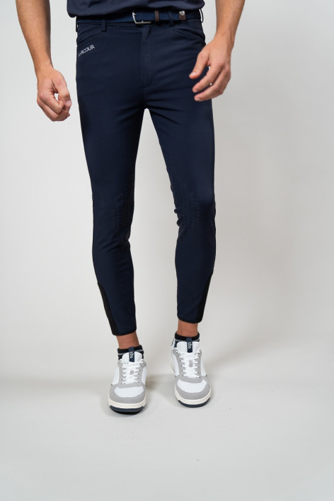 Pantalón de montar Costaso Hombre Fix System Grip Rider - Azul marino