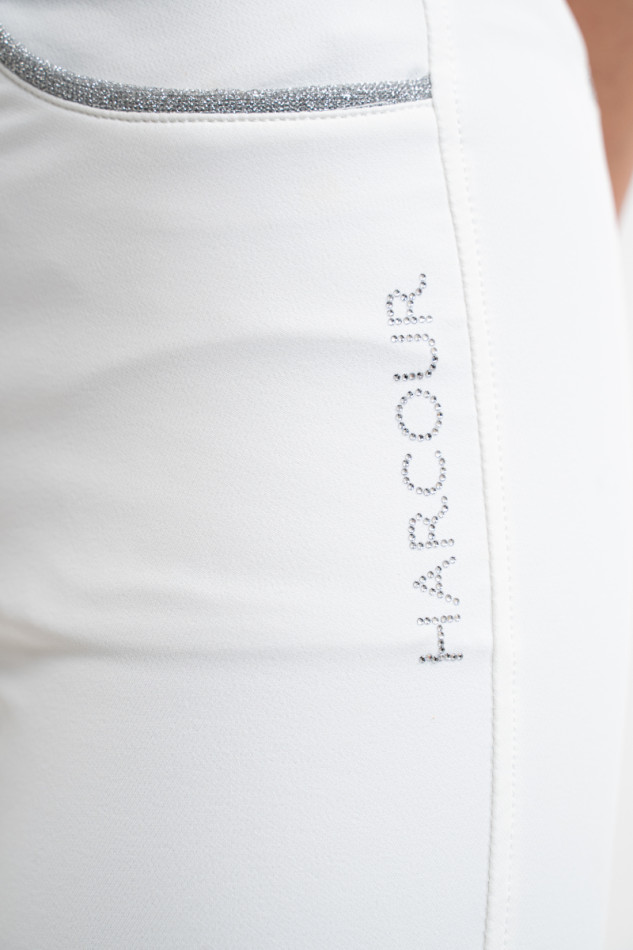 Boogie dames rijbroek met volledige zitting Rider - Wit (White) Boogie dames rijbroek met volledige zitting Rider - Wit (White)