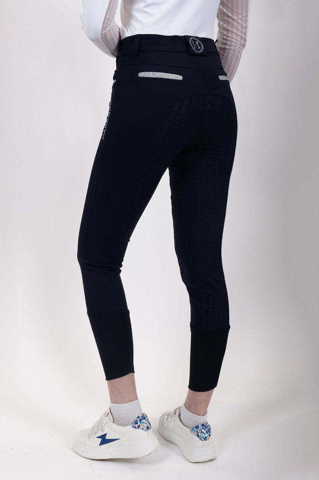 Boogie dames rijbroek met volledige zitting Rider - Navy