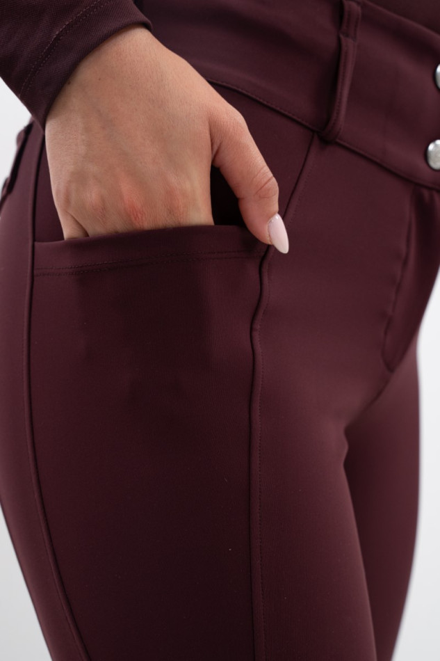 Pantalones de montar Luce Mujer - Berenjena (Eggplant)