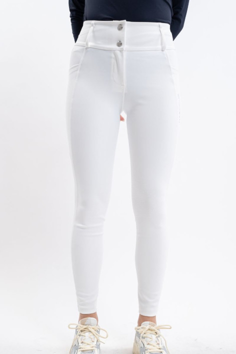 Luce damesrijbroek - Wit (White)