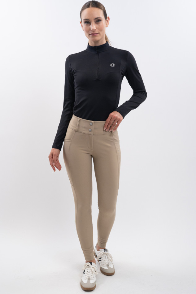 Ludivine Dames rijbroek - Beige (Beige)
