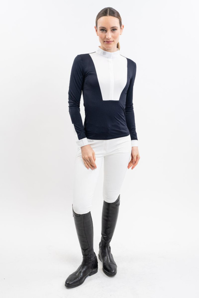 Stella Polo de Concours ML Damen - Marine (Navy) Stella Polo de Concours ML Damen - Marine (Navy)