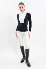 Stella Women's ML Competition Polo - Black (Black) Stella Women's ML Competition Polo - Black (Black)