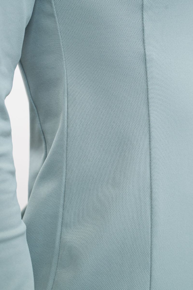 Tess Technisch damespoloshirt - Grijsgroen