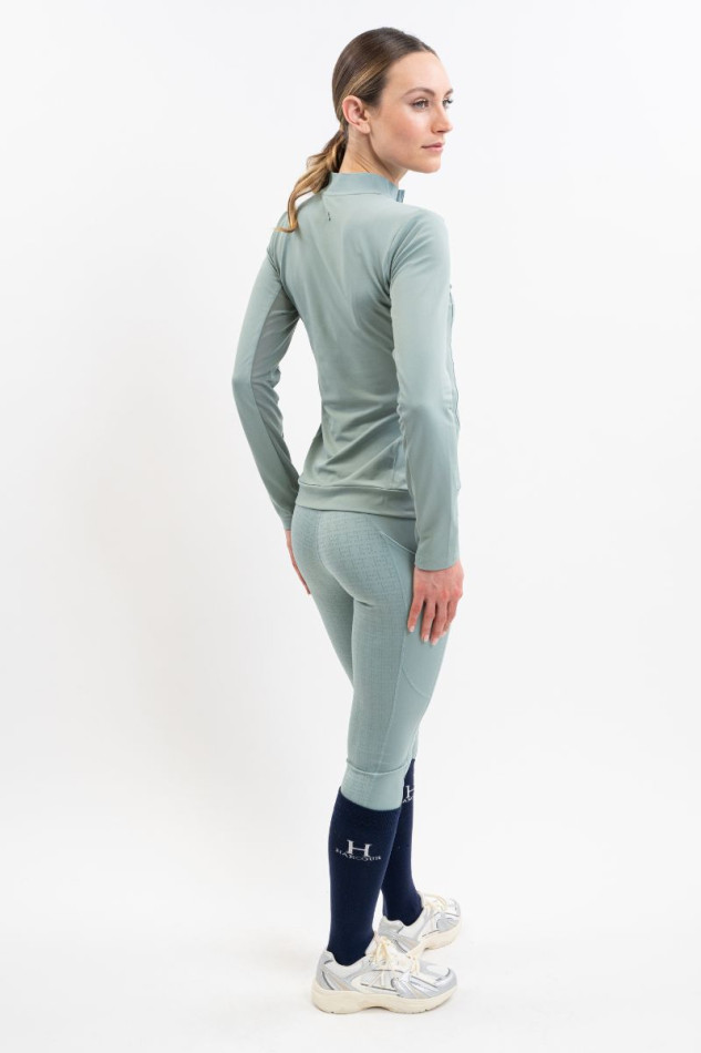 Tess Polo Technique Femme - Grey Green