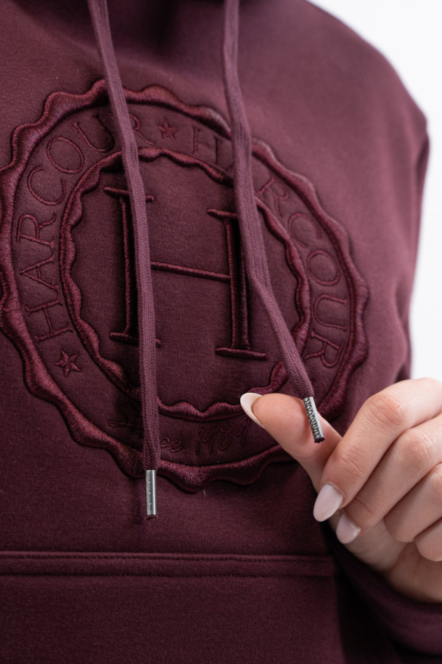 Samy Unisex Sweat Top - Aubergine Samy Unisex Sweat Top - Aubergine
