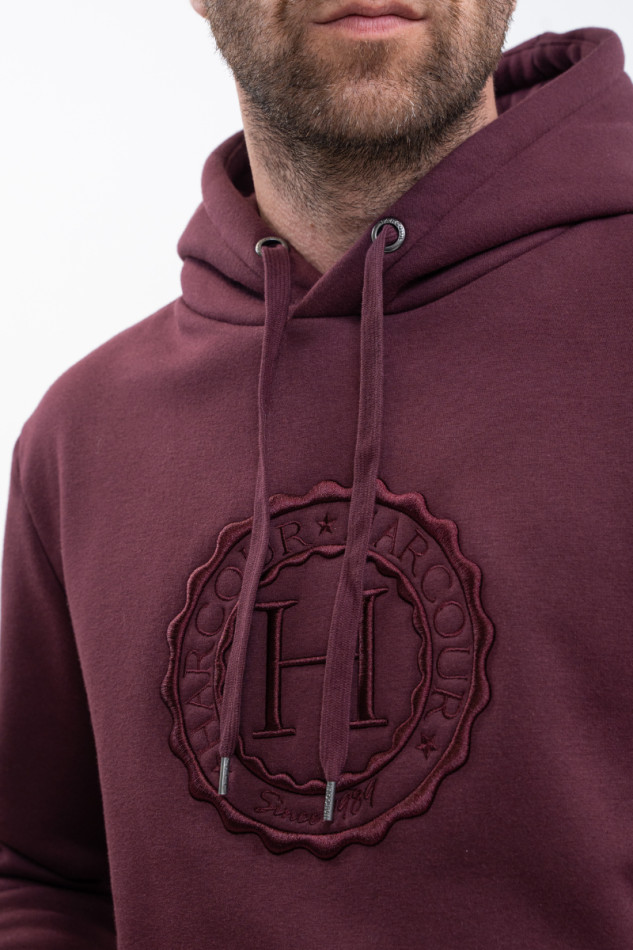 Sudadera unisex Samy - Berenjena