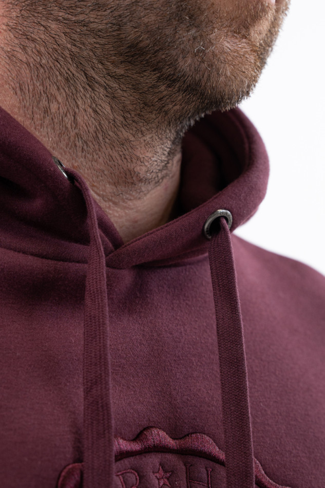 Sudadera unisex Samy - Berenjena