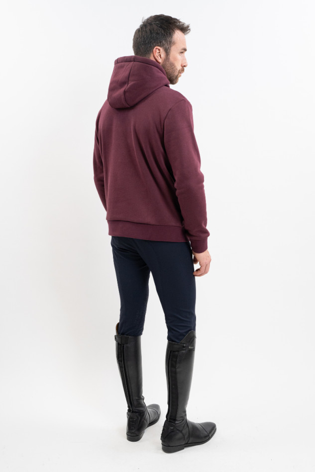 Sudadera unisex Samy - Berenjena