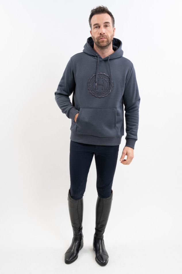 Samy Unisex Sweat Top - Donkergrijs