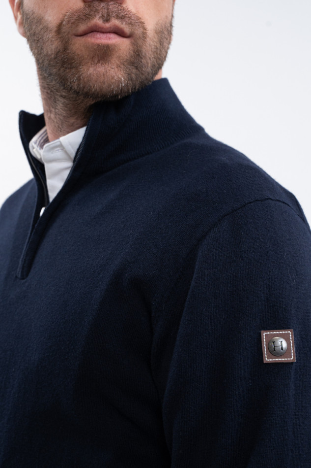 Parmo Jersey de hombre - Azul marino