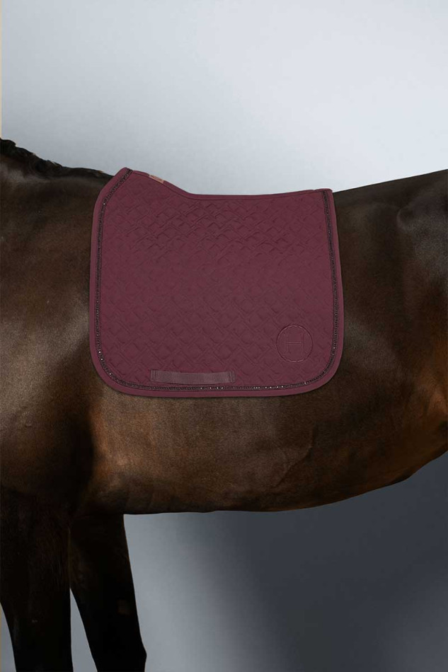 Saphir Saddle Pad - Eggplant Saphir Saddle Pad - Eggplant