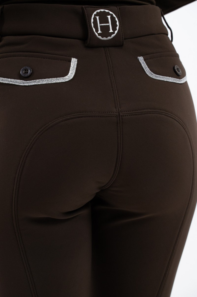 Jaltika Fix System Grip Riding Pants - Cocoa (Dark brown) Jaltika Fix System Grip Riding Pants - Cocoa (Dark brown)