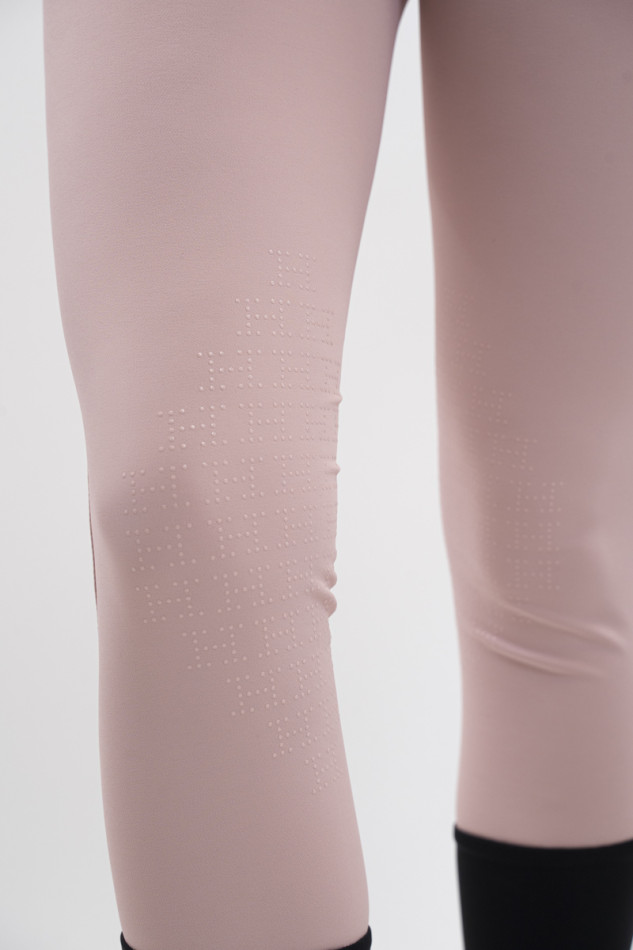 Pantal&oacute;n de equitaci&oacute;n Jaltika Fix system grip - Peony (Rosa claro)
