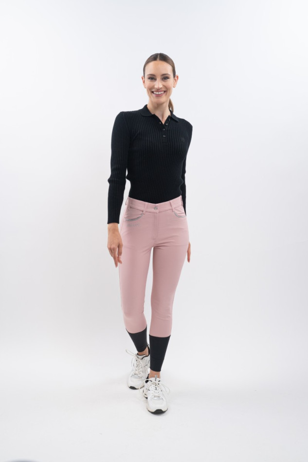 Jaltika Pantalon équitation fix system grip - Pivoine (Light pink) Jaltika Pantalon équitation fix system grip - Pivoine (Light pink)