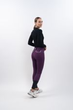 Pantalón de equitación Jaltika Fix system grip - Fig (Morado oscuro) Pantalón de equitación Jaltika Fix system grip - Fig (Morado oscuro)