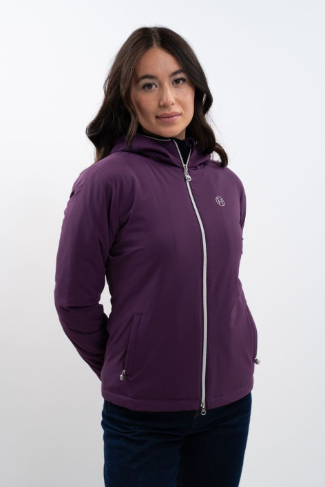 Simhat Women's Rider Jacket - Fig (Dark purple)