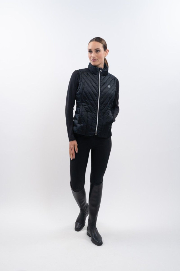 Gilet senza maniche Agnes da donna - Nero (Nero)