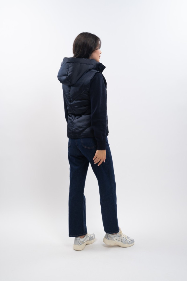 Auxane Gilet sans manches - Marineblauw