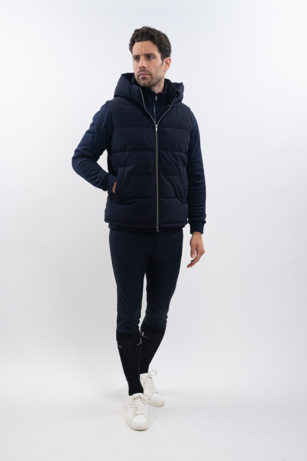 Chaqueta de punto sin mangas Aubin - Azul marino
