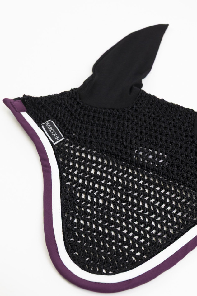 Feeby Horse Flyveil - Black/Dark purple Feeby Horse Flyveil - Black/Dark purple