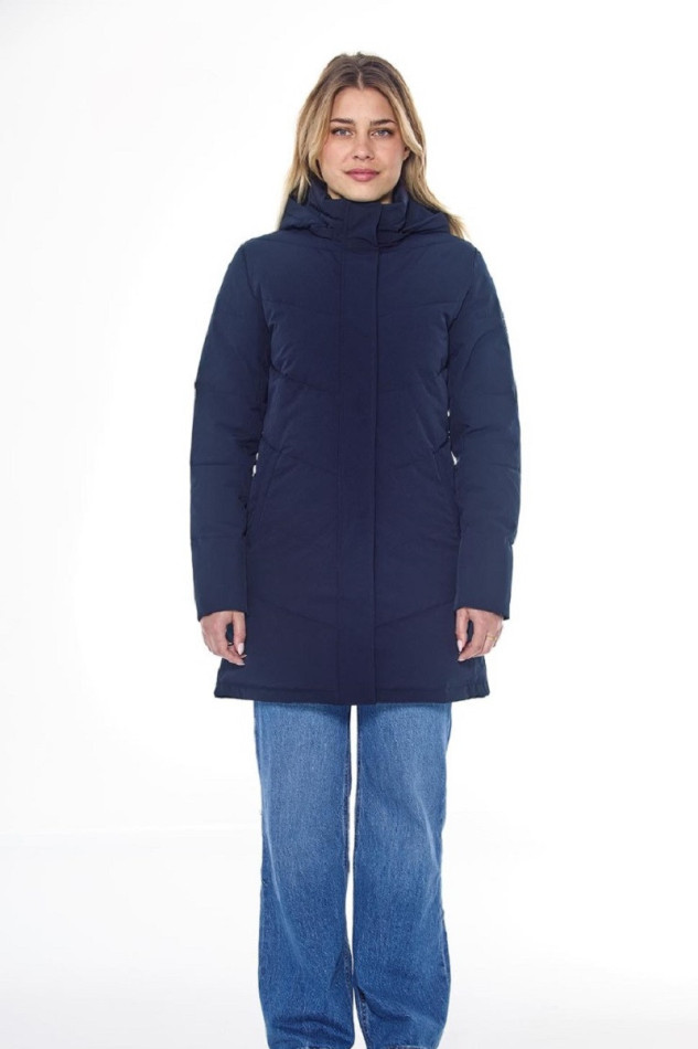 Pich Langer Parka - Marineblauw Pich Langer Parka - Marineblauw