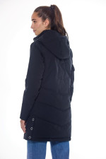 Pich Langer Parka - Schwarz Pich Langer Parka - Schwarz