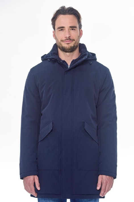Paulin lange parka - marineblau