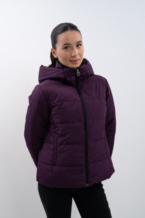 Parka corta Adele - Negro /Morado oscuro