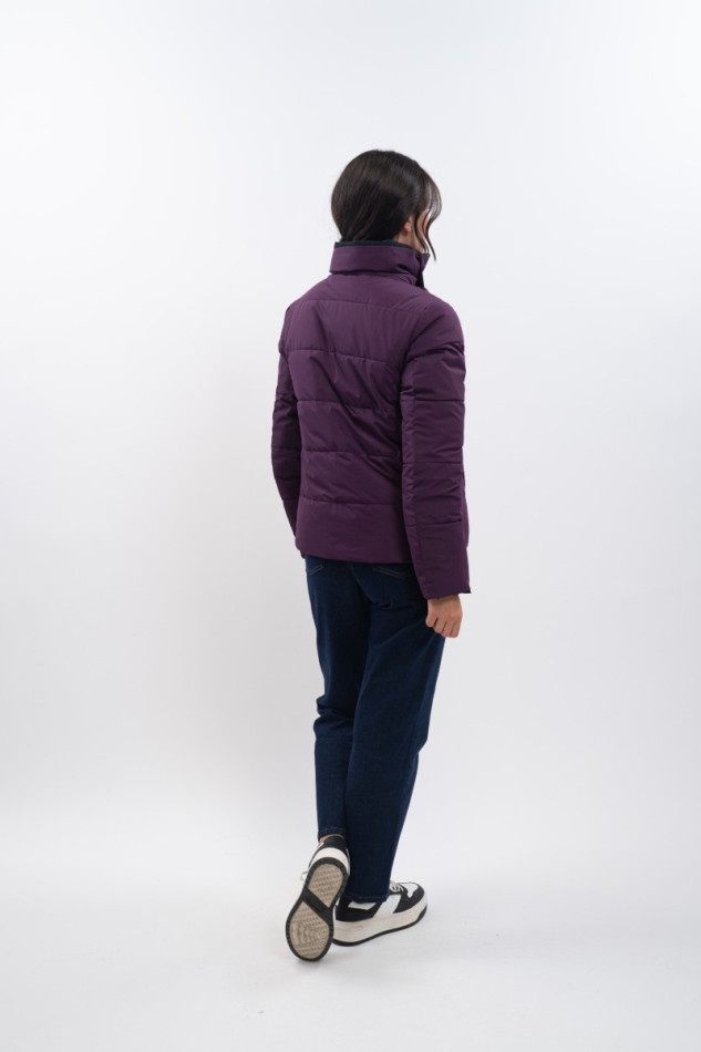 Parka corta Adele - Negro /Morado oscuro Parka corta Adele - Negro /Morado oscuro