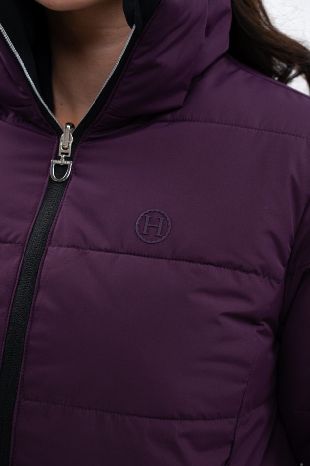 Parka corta Adele - Negro /Morado oscuro Parka corta Adele - Negro /Morado oscuro