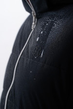 Adele Korte Parka - Zwart/Donkerpaars Adele Korte Parka - Zwart/Donkerpaars