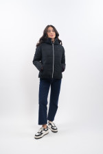 Parka corta Adele - Negro /Morado oscuro Parka corta Adele - Negro /Morado oscuro