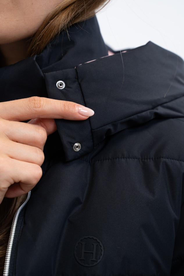 Adele Korte parka - marine/lichtroze Adele Korte parka - marine/lichtroze
